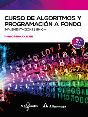cover image of Curso de algoritmos y programación a fondo 2ed